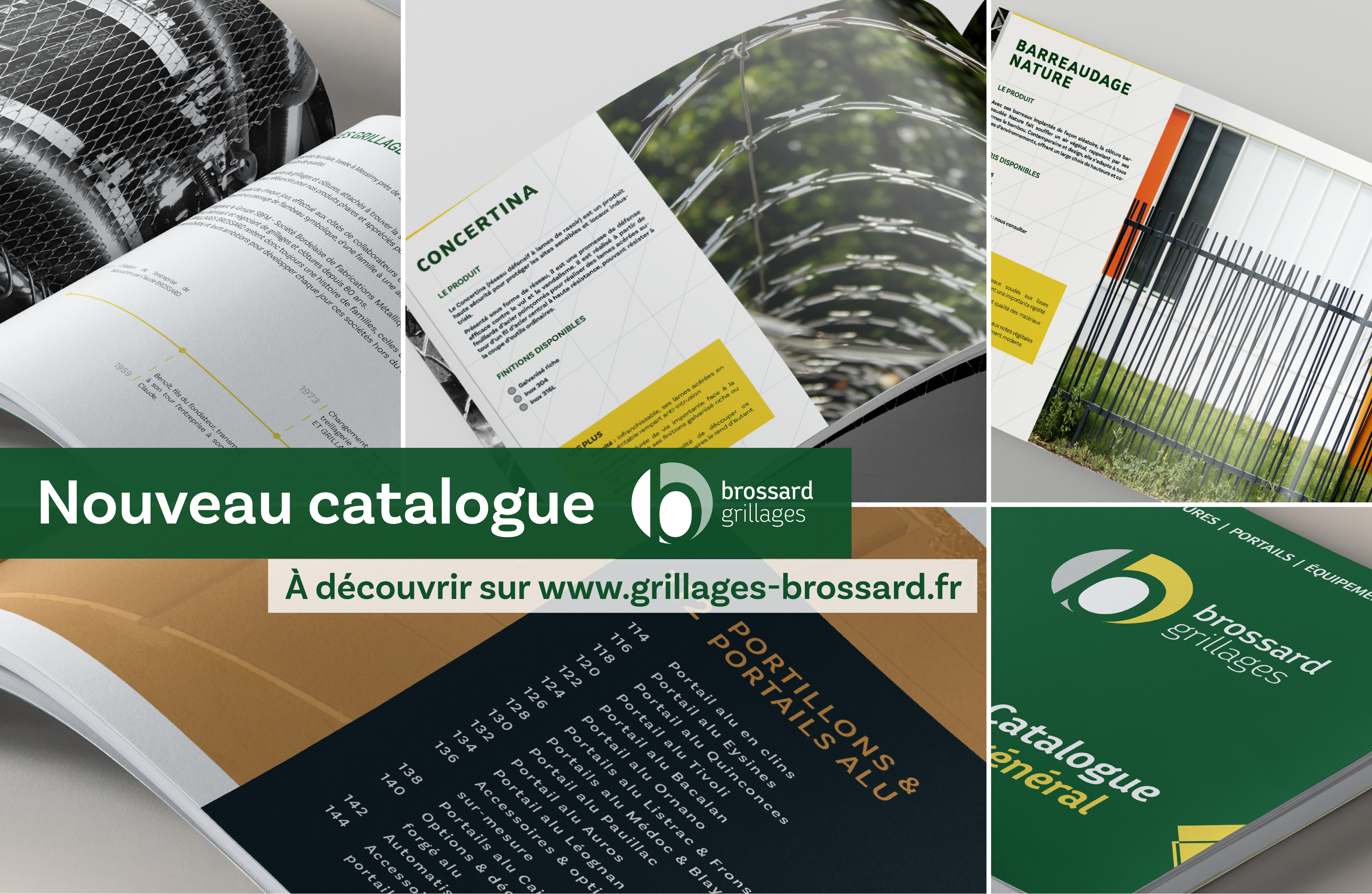 Nouveau catalogue – Grillages Brossard